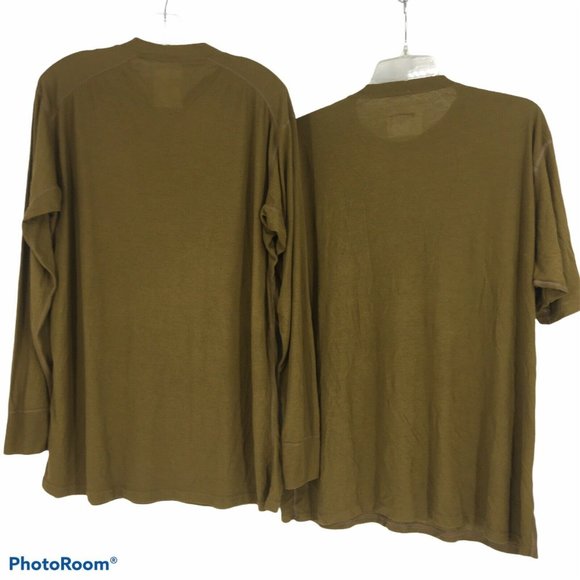 XGO Phase 1 Flame Retardant Lot of 2 Base Layer T-Shirts LS/SS Coyote Brown XL - Picture 2 of 9
